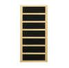 Dynamic Bergamo 4-Person Low EMF FAR Infrared Sauna (Canadian Hemlock)