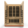 Dynamic Bellagio 3-Person Low EMF FAR Infrared Sauna (Canadian Hemlock)