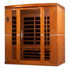 Dynamic Bergamo 4-Person Low EMF FAR Infrared Sauna (Canadian Hemlock)